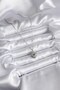 316L Steel Gold Color Zircon Stone Eye Model Women's Necklace - 2