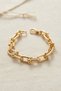 Gold Color Brass Tifani Model Women's Bracelet