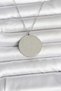 316L Steel Silver Color Ayetel Kursi and Allah Written Necklace