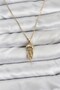 316L Steel Chain Gold Color Jellyfish Model Zircon Stone Women's Necklace