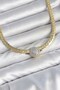 Ezme Chain Model Zircon Stone Vip Series Gold Color Women's Necklace