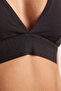 Women's Triangle Bra Cotton Non-Padded Triangle Bra Bralet Crop - 4