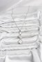 316L Steel Chain Silver Color Clover Detailed Zircon Stone Women's Necklace - 2