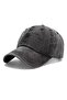 Black Unisex Vintage Hat Adjustable Vintage Plain Hat