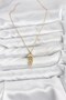 316L Steel Chain Gold Color Jellyfish Model Zircon Stone Women's Necklace - 2