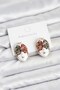 Maske Model Brass Women's Earrings