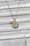 316L Steel Chain Gold Color Zircon Stone Sea Themed Women's Necklace