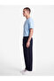 Pocketed, Belted, Fabric Pants - 2