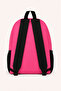Unisex Backpack with Embroidered Front and Laptop Compartment, School Bag, Back to School, Fuchsia Backpack - 3