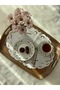 49X35Cm Embroidered Cut-Out Hole Tray Cover. Oval Peony Model - 6