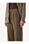 Normal Waist Lace-Up Three-Thread Pocket Sweatpants - 5