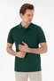 Gtp04Iy026 Dark Green Men's Polo Collar T-Shirt Pu-8731
