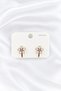 Steel Children's Earrings - Clip-On (Non-Pierced) - Flower Model - for Non-Pierced Ears