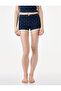 Lace Detailed Bowknot Comfortable Cut Camisole Polka Dot Viscose Shorts Pajama Bottoms - 2