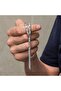 Silver Capsule Cut Men's Prayer Beads - 3