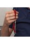 Red Crimped Amber Prayer Beads with Metal Tassels - 4