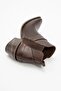 Felia Genuine Leather Elastic Pull-On Women's Boots Brown - 6