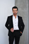 Black Slim Fit Suit - 7