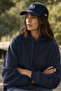 Windsor Navy Blue Velvet Baseball Cap Embroidered - Unisex Hat