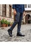 Men's Shoes 100% Genuine Leather Orthopedic Non-Slip Stitched Sole Comfort - 6