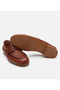 Men's Leather Tan Ultra Light Sole Classic Loafer - 7