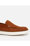 Men's Suede Leather Tan Casual Loafer - 7
