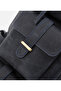 Men's Leather Navy Blue Backpack - 8