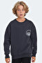 Lone Set of 2 Unisex Kids Black - Dark Gray Sweatshirts - 4