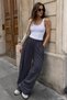 Gülseli Women's Elastic Waist Palazzo Sweatpants - 6