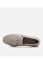Women's Leather Gray Loafers - 4