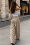 Gülseli Women's Elastic Waist Palazzo Sweatpants - 4