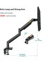 G42 27–40" 2–12 kg Desktop Shock-Absorbing Monitor Holder for Screens - Black - 6