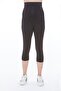 Maternity Seamless Black Capri Tights - 2