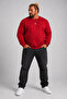Large Size Crew Neck Classic Sweat 23216 Claret Red
