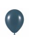 Deep Ocean Color Latex Retro Balloons (13 cm) - 10 Pieces - 2