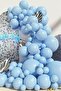 Blue Macaron Balloon 20Pcs 12Inch - 5