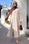 Slit Long Tunic Y0162 - Ecru - 3