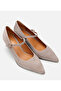 Women's Leather Mary Jane Mink Stiletto - 2