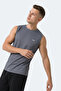 Hazzar I Men's Sleeveless Dark Gray T-Shirt - 7