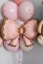 Pink Retro Bow Foil Balloon - 8