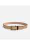 Men's Leather Tan Belt - 4