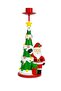 Christmas Candlestick Pine Tree Santa Claus Candle Holder - 7