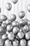 Silver Chrome Balloon 7 Pieces 12Inch - 4