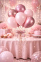 Chrome Pink and Matte (Pastel) Pink Color 25 Balloon - 2