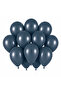 Deep Ocean Color Latex Retro Balloons (30 cm) - 12 Pieces