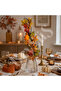 Halloween Themed Velvet Pumpkin Kokina Branch 70cm