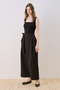Black envelope closure trousers - 2