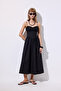 Tightened Corset Dress Black - 2