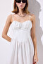 Tightened Corset Dress Ecru - 4
