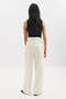 Classic Pleated Pants Ecru - 6